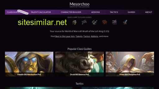 mesorchoo.com alternative sites
