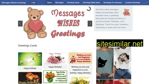 messageswishesgreetings.com alternative sites