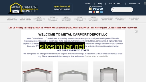 metalcarportdepotllc.com alternative sites