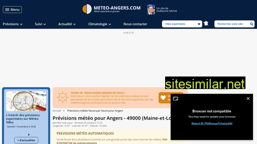 meteo-angers.com alternative sites