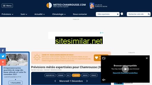 meteo-chamrousse.com alternative sites