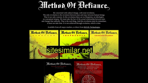 methodofdefiance.com alternative sites