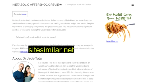 metabolicaftershockreview.com alternative sites