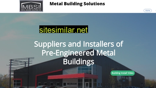 Metalbuildingsolutionsinc similar sites