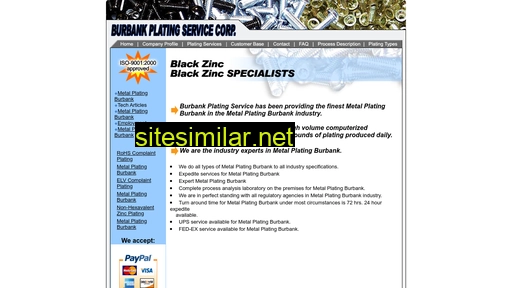 metalplatingburbank.com alternative sites
