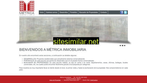metricainmobiliaria.com alternative sites