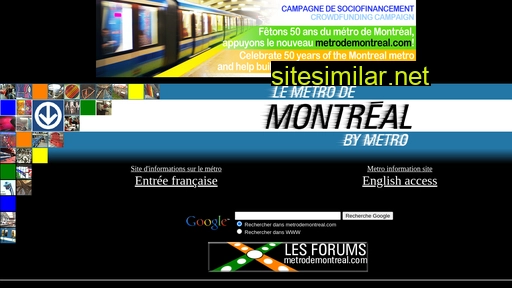 metrodemontreal.com alternative sites