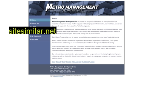 metromanagementdev.com alternative sites