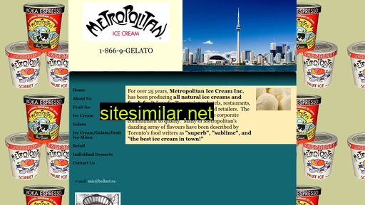 metropolitanicecream.com alternative sites
