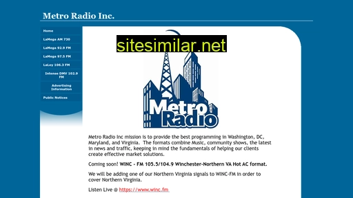 metroradioinc.com alternative sites