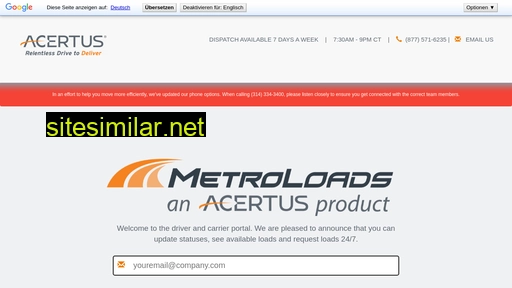 metroloads.com alternative sites