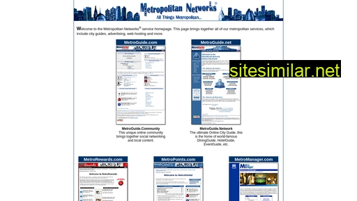 Metropolitan-networks similar sites