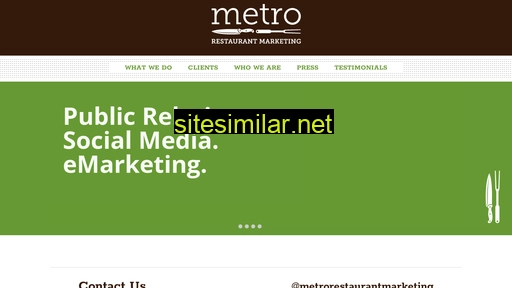 metrorestaurantmarketing.com alternative sites