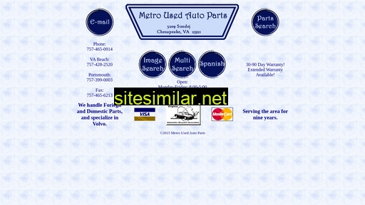 metrousedautoparts.com alternative sites