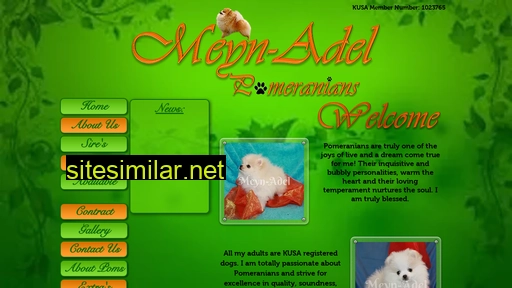 meynadelpomeranians.com alternative sites