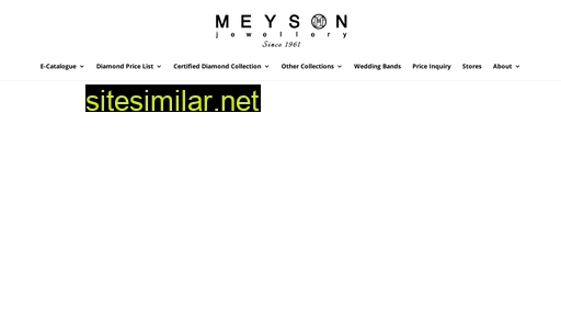 meysonjewellery.com alternative sites
