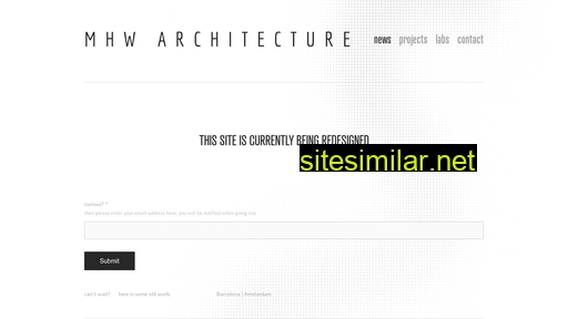 mhw-architecture.com alternative sites