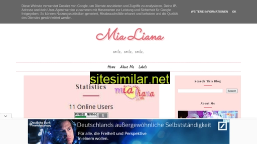 Mialiana similar sites