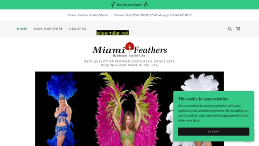 miamifeathers.com alternative sites