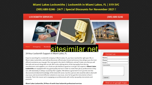 miamilakeslocksmiths.com alternative sites