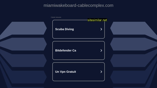 Miamiwakeboard-cablecomplex similar sites