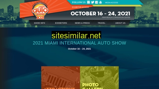Miamiautoshows similar sites