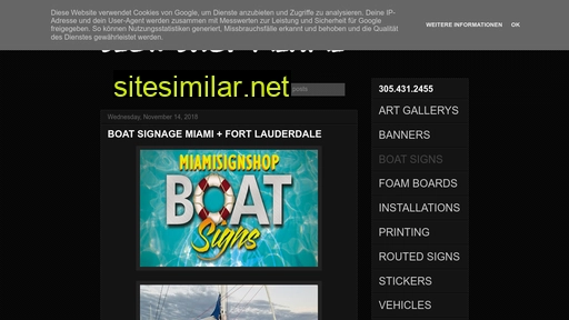 miamiboatsigns.com alternative sites
