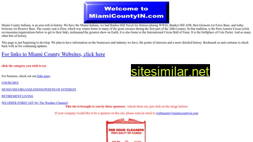 miamicountyin.com alternative sites