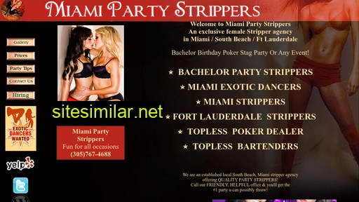 Miamipartystrippers similar sites