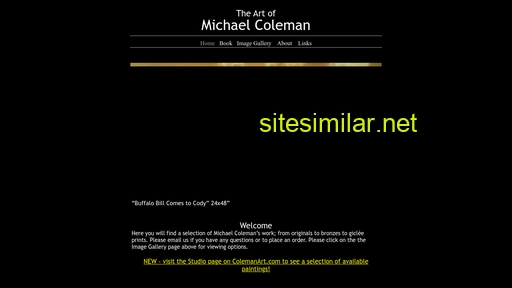 michaelcolemanart.com alternative sites