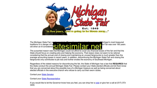 michiganstatefair.com alternative sites