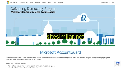Microsoftaccountguard similar sites