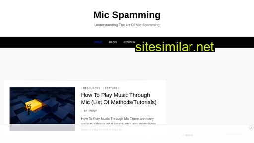 micspamming.com alternative sites