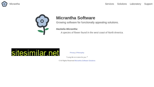 micrantha.com alternative sites