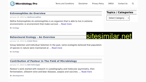 Microbiologypro similar sites