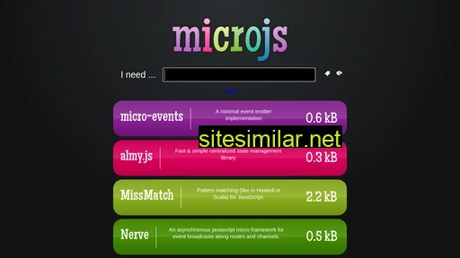 microjs.com alternative sites
