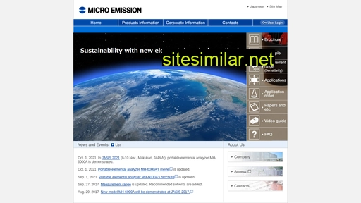 Micro-emission similar sites