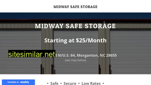 Midwaysafestorage similar sites