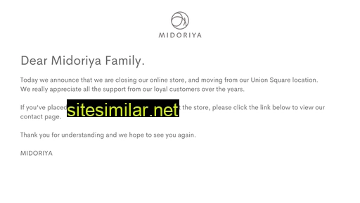 midoriyanyc.com alternative sites