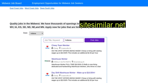 midwestjobsearch.com alternative sites