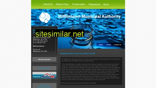 mifflintownwater.com alternative sites