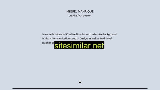 miguelmanrique.com alternative sites