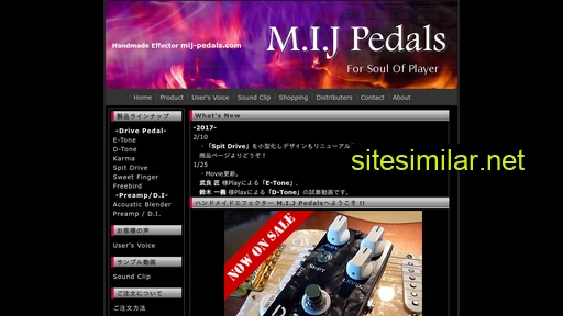 Mij-pedals similar sites