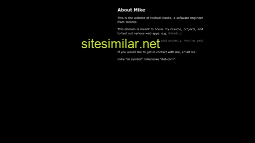 mikerooke.com alternative sites