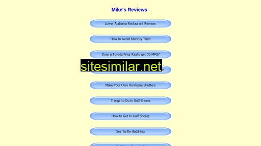 mikes-review.com alternative sites