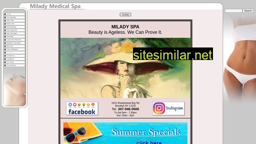miladyspa.com alternative sites