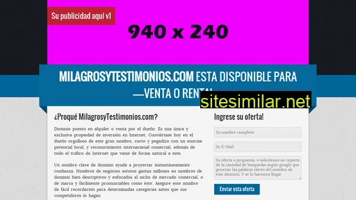 milagrosytestimonios.com alternative sites