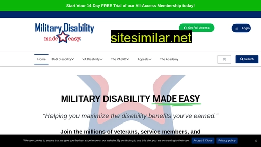 militarydisabilitymadeeasy.com alternative sites