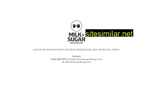 Milkandsugardesign similar sites