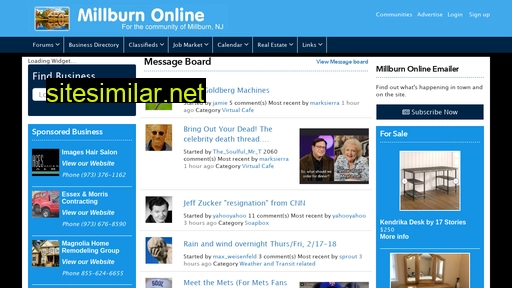 millburn.worldwebs.com alternative sites